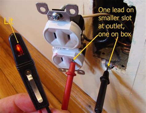 how to tell if metal outlet box is grounded|electrical tester showing bad ground.